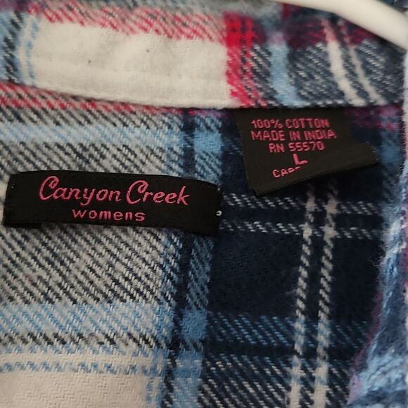 Canyon Creek  flannel shirt  Sz L - Picture 3 of 4